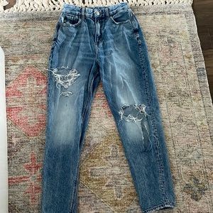 ripped american eagle jeans